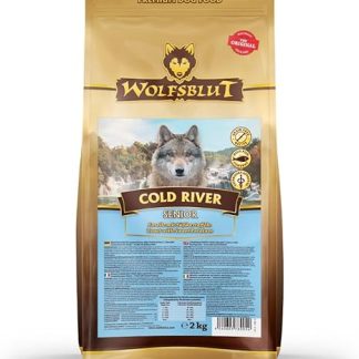 Wolfsblut Cold River Senior Dog Food with Trout and Sweet Potatoes for Seniors from 7 Years