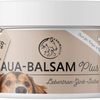 Dog Cod Liver Oil Zinc Ointment 50 g I Wound Ointment for Injuries, Eczema and Lying Quoles - Balm for Dogs, Cats, Horses & Small Animals with Zinc, Cod Liver Oil and Calendula Oil