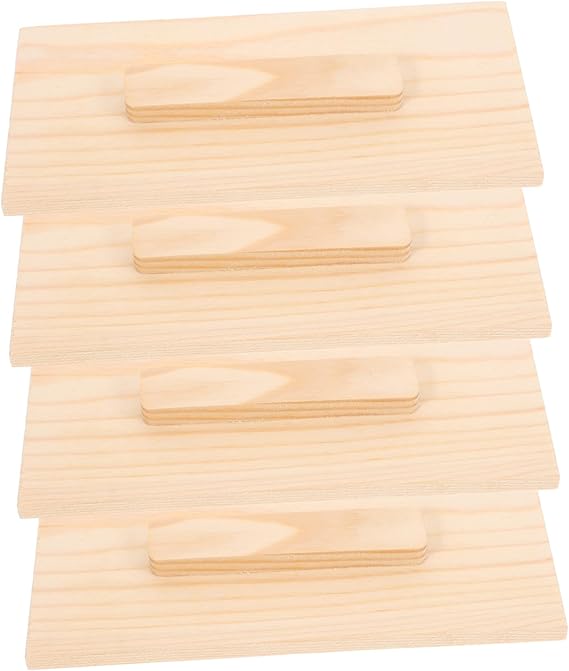 Sewroro 4 pieces rectangular soap mould lid soap making accessories for creative projects durable and easy to use for handmade soap moulds