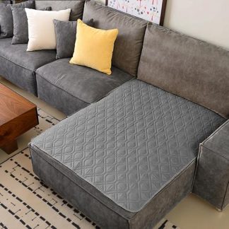 Amarrirose Waterproof Dog Blanket - Robust Dog Mat, 102 x 127 cm Outdoor Dog Mat, Machine Washable, Reversible Dog Blanket for Travel, Suitable for Dogs and Cats, Grey + Dark Grey
