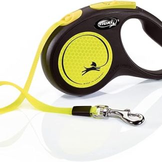 flexi Neon Retractable Dog Lead - 5 m (Large), s