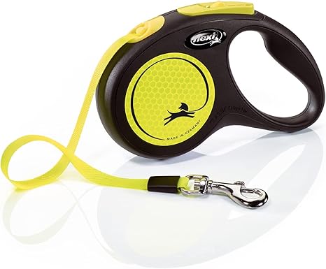 flexi Neon Retractable Dog Lead - 5 m (Large), s