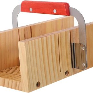 OSALADI Wooden Soap Cutter with Wave Pattern Soap Loaf Cutter Cutter Cutting Tool for DIY Soap Making Soap Cutter Made of Wood Soap Press Accessories