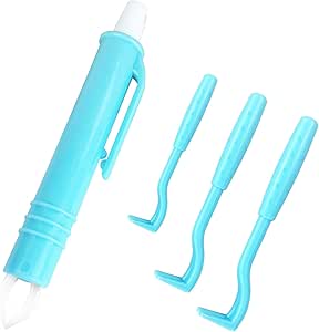 Nutabevr Set of 4 tick remover set for dogs, cats and people, 3 tick hooks and 1 tick tweezers, various hooks for all tick sizes, tick removal in seconds, reliable tick remover