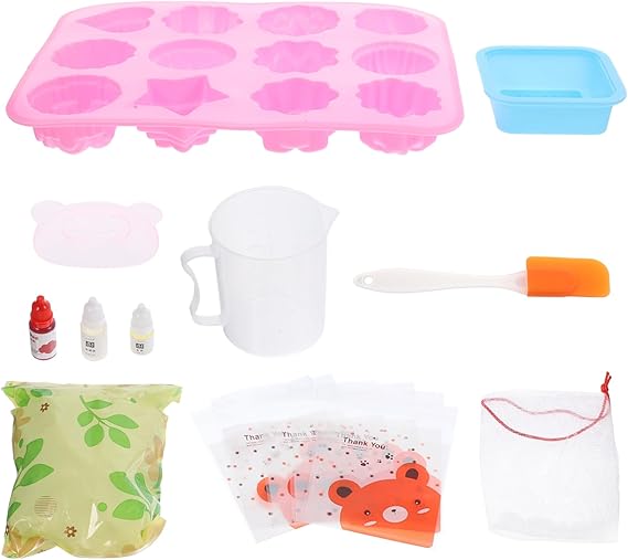 SEWACC DIY Soap Making Set for Boys Girls and Beginners with Tools and Materials for Making Handmade Soap at Home