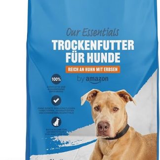 by Amazon Dry Dog Food Rich in Chicken with Peas 5kg