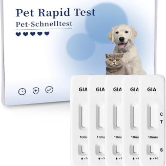 BELABB® Giardien Quick Test for Dogs and Cats, 5 Tests for Dogs and Cats at Giardia
