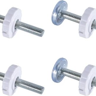Pack of 4 Pressure Screws for Children's Gate, M10 Threaded Spindle Rods, Clamping Screws Kit, for Gate, Pet Stair Gate, Door Stair Gate, Door Safety Gate, Baby Gate