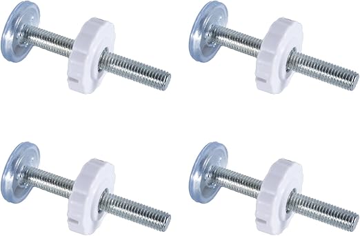 Pack of 4 Pressure Screws for Children's Gate, M10 Threaded Spindle Rods, Clamping Screws Kit, for Gate, Pet Stair Gate, Door Stair Gate, Door Safety Gate, Baby Gate
