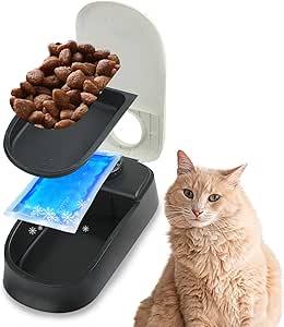 Pawise Automatic Dog Cat Feeder 1.5 Cup Feeder with 48 Hour Timer, 100% BPA Free, Great Gift Idea, Singe