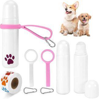 TYBYBB Pack of 2 Food Tubes for Filling 90 ml Dog Silicone Treat Tube Fillable Dog Training Fillable Tubes BPA Free Feeding Tube Food Tubes for Wet Food Dogs with the Food Tube