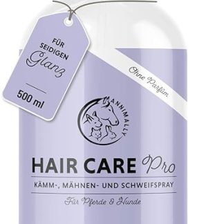 Annimally Mane Spray for Horses 500 ml - Tail Spray and Comb Spray for Horses and Dogs for Easier Combing & Silky Fur Shine