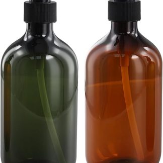 17 Ounce Soaps, Hand Dish Soaps for Kitchens, Bathrooms, Worktops, Refillable Lotion Liquid Soaps, Pumps Bottles