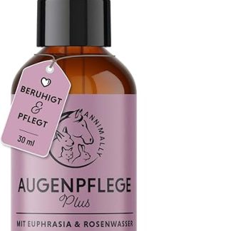 Annimally Eye Care Plus - Natural Eye Cleaner for Dogs & Cats with Euphrasia & Rose Water, 30 ml