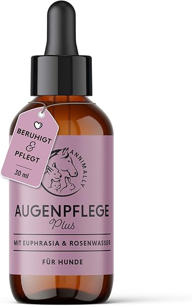 Annimally Eye Care Plus - Natural Eye Cleaner for Dogs & Cats with Euphrasia & Rose Water, 30 ml