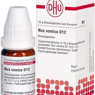 NUX VOMICA D 12 Globules 10 g