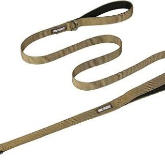 OneTigris Double Dog Lead with Reflective Stripes M 182 cm
