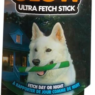 Chuckit! - Max Glow Ultra Fetch - Phosphorescent Stick for Dogs - Robust and Durable Stick for Dogs - Glow in the Dark - One Size - Diameter 28 x 3 x 2.5 cm