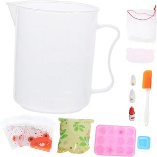 Veemoon Soap Making Set with DIY Materials and Tools for Beginners for DIY Soap at Home Includes Soap Base Pigment and Essence for Safe Use