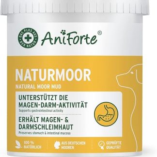 AniForte Heilmoor for Dogs 1200 g - Improves the Faecal Condition, Digestion, Immune System and Gastrointestinal Activity, and Stimulates the Appetite - Natural Healing Clay with High Acceptance