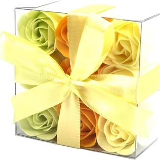 Set of 9 Soap Flowers - Spring Roses
