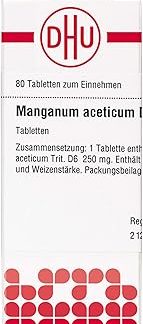 Manganum Acet D 6 Pack of 80