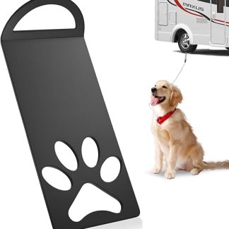 For Dogholder Ground Anchor for Dogs, Ground Anchor, Dog Driving Plate for Lining, Removable Dog Anchor Base Plate, Anchor Point, Anchor Stake, Car Camping Accessories, 283 x 120 x 4 mm
