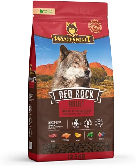 Wolfsblut - Red Rock - 12.5 kg - Kangaroo - Dry Food - Dog Food - Grain Free