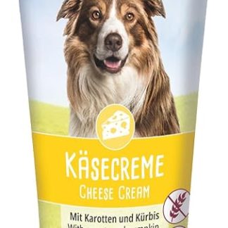 Tubidog Delikatess Cheese Cream, Delicious Reward for Dogs, Ideal for Pill, with Edam, No Sugar, Grain-Free, Carrots and Pumpkin, 75 g