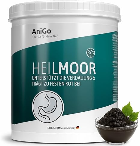AniGo Healing Moor for Dogs 1.3 kg - Improves Faecal Texture, Optimal Digestion, Immune System, Gastrointestinal Activity, Appetite Stimulation I Natural Healing Clay Moor for Dogs