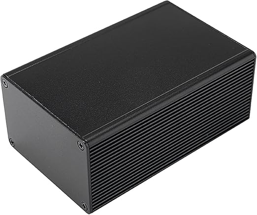 Pangocho Jinchao Junction Box Electronic Junction Box Made of Aluminium, DIY Housing Instrument Case, Housing DIY Electronic Project Box, Storage Case, 100 x 66 x 43 mm Protective Device