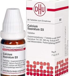DHU Calcium Fluoratum D3 Tablets, Pack of 80 Tablets