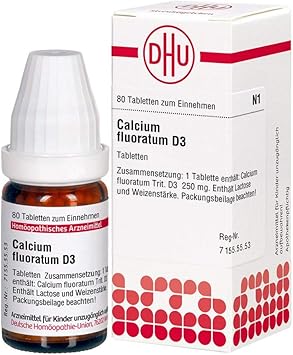 DHU Calcium Fluoratum D3 Tablets, Pack of 80 Tablets
