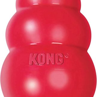 KONG Classic Dog Toy, Durable Natural Rubber Chewing, Hunting, Fetch
