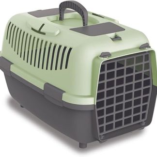 Nomade 3 Dog Crate - Transport Box for Small Dogs and Cats - 60 x 40 x 38 cm - Can Hold up to 12 kg Robust Polypropylene Plastic Doors