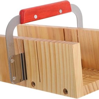 Wooden Soap Cutter Cutting Tool with Double Slot Design for Soap Making Trimming in Various Colours for DIY Handmade Soaps and Candles