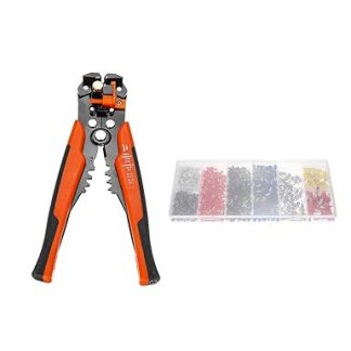 RanDal 1200 pieces insulated electrical wire terminal and wire stripper plier crimper.