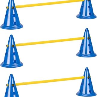 Navaris Dog Training Hurdle Set, Agility Set for Small and Large Dogs, Cavaletti Training Dog, Dog Training Accessories, Hurdle Set for Dogs