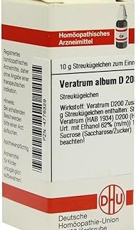Veratrum album D200 DHU Globules, 10 g Globules