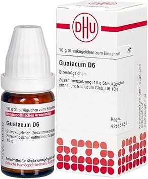 GUAIACUM D 6 Globules 10 g