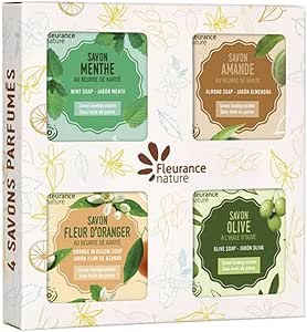 FLEURANCE NATURE Chest 4 Scented Soaps, 4 x 100 g, Standard, Nico