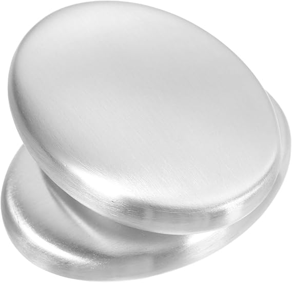 POPETPOP Pack of 2 Deodorising Soap Fish Odour Remover Fish Odour Remover Odour Absorber for Strong Odour Metal Soap Stainless Steel Silver