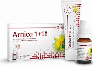DHU Arnica 1 + 1 set, 10 g balls and 25 g ointment, 1 piece combination pack