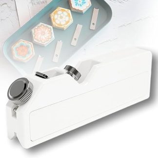 Handmade Soap Cutting Machine, Cold Soap Edge Mill, with 4 Modelling Knives, 45° Angle, Small Radius, Inner Arc, Large Radius, Adjustable Size, for Handmade Soap