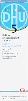 DHU Schüßler Salt No. 5 Potassium Phosphoricum N D4 - Минеральная соль нервов и психики - Оригинальная мазь, 50 г