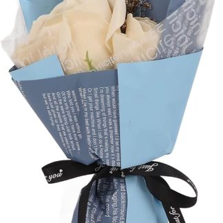 Blumig duftende Badeseife mit Rosenblütenblättern, Blütenblattseife für Mädchen, süße Blumenseife, dekorative Rosenblütenseife, Seifenblume im romantischen Stil für Jahrestag,