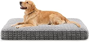 Heymamba Fluffy Dog Bed for Large Dogs
