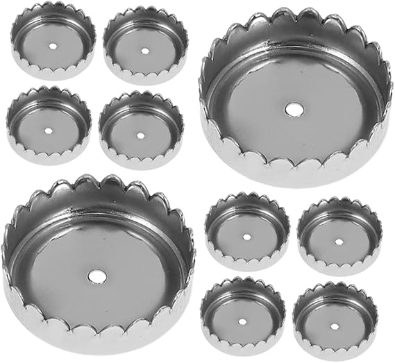 Hemobllo Pack of 10 Soap Holder Covers, Soap Holder for the Shower, Soap Holder, Wall Soap Pads for Bar Soap, Shower Soap Holder, Soap Gripper Stainless Steel, Silver