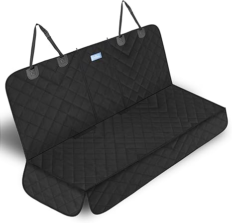 Nobleza Dog Blanket Car Rear Seat Waterproof, Armrest Compatible Car Seat Covers, Dog Back Seat, Scratch-Resistant Car Blanket, Dog Rear Seat, 137 x 121 cm, Universal Dog Mat, Car Rear Seat
