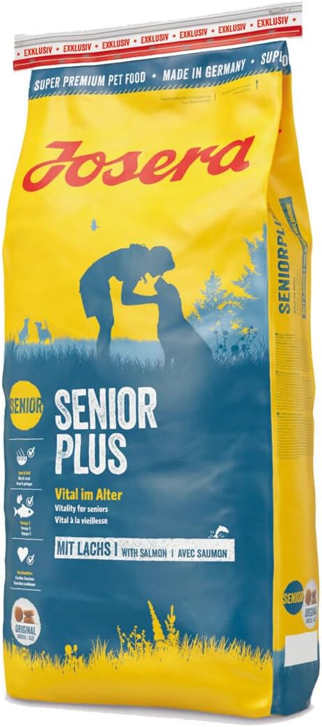 JOSERA SeniorPlus (1 x 12.5 kg) Dog Food for Sensitive Dogs Super Premium Dry Food for Older Dogs Pack of 1